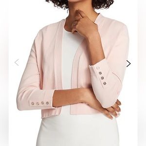 Black Cropped Knit cardigan